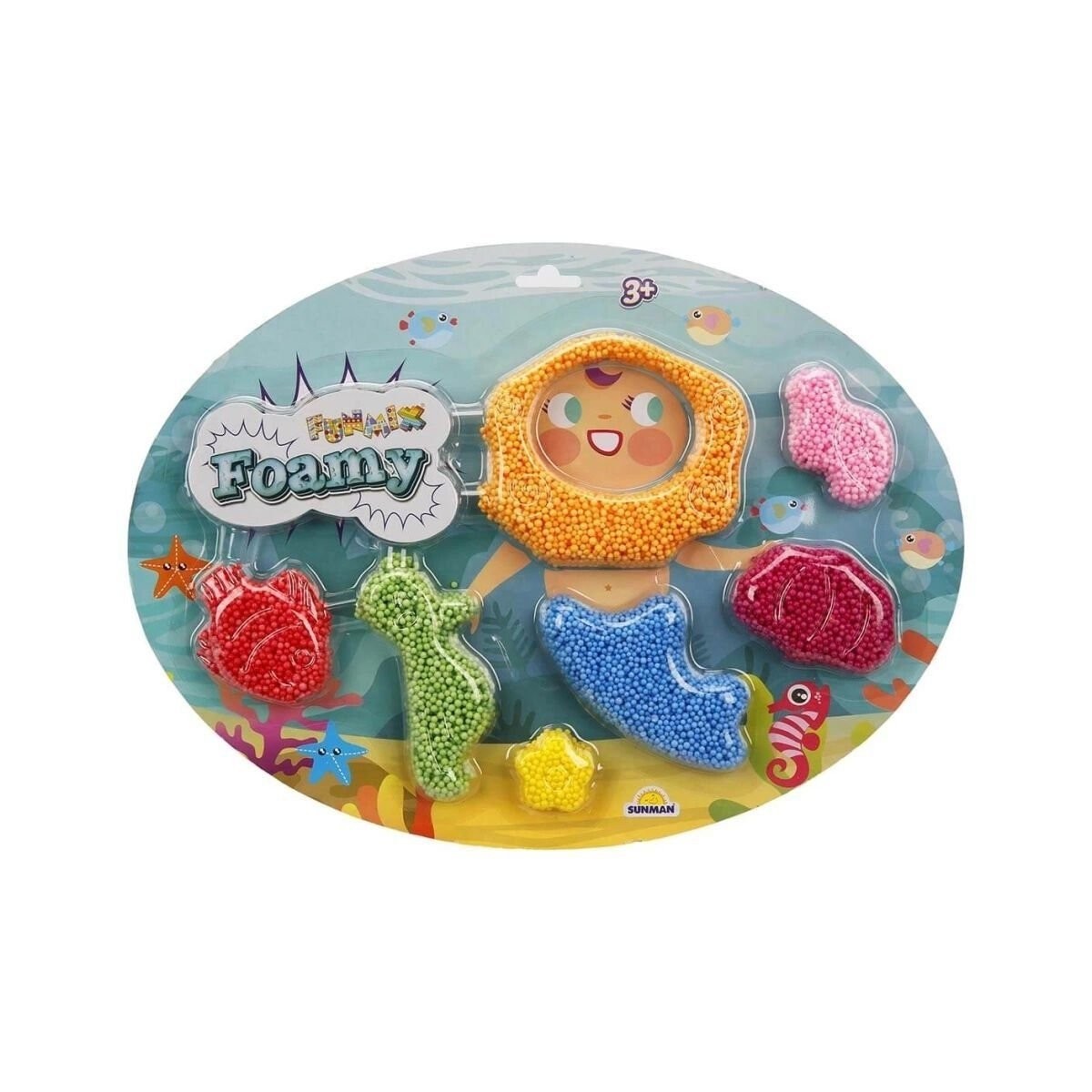 1003565 Funmix Foamy Renkli Dünyalar Slime -sunman