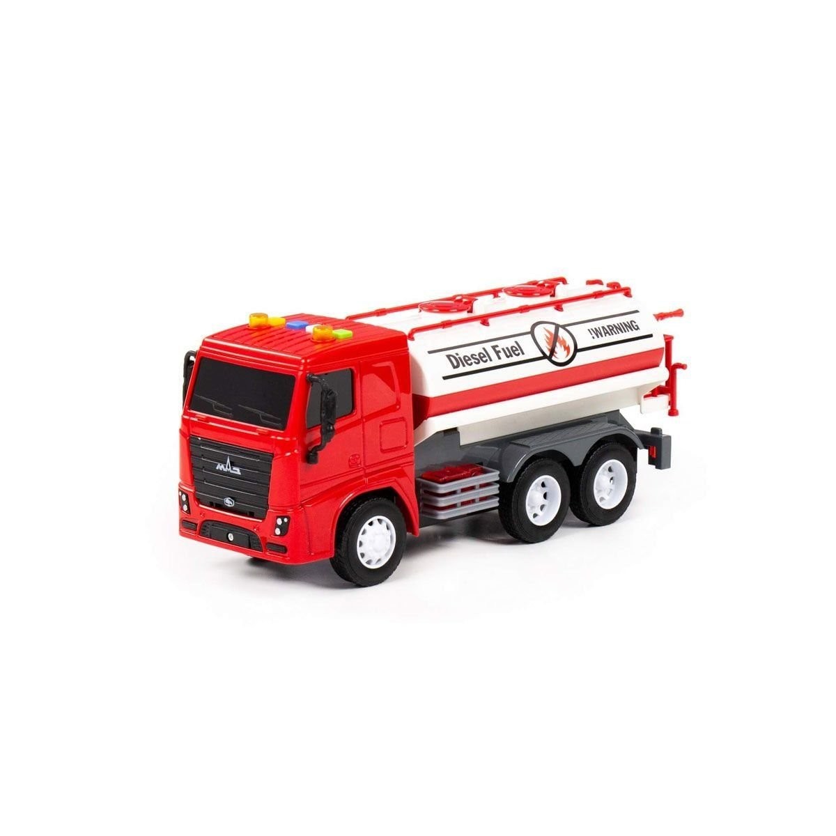96296 City-2 Sürtmeli V2 Tanker Işıklı Ve Sesli Kırmızı Kabin Kutuda - Polesie
