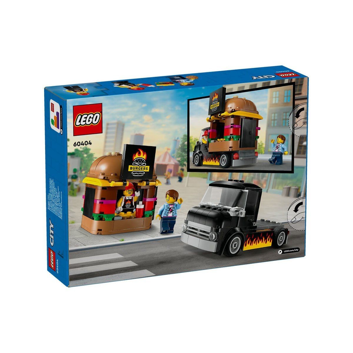 60404 Lego® City Hamburger Kamyonu 194 Parça +5 Yaş