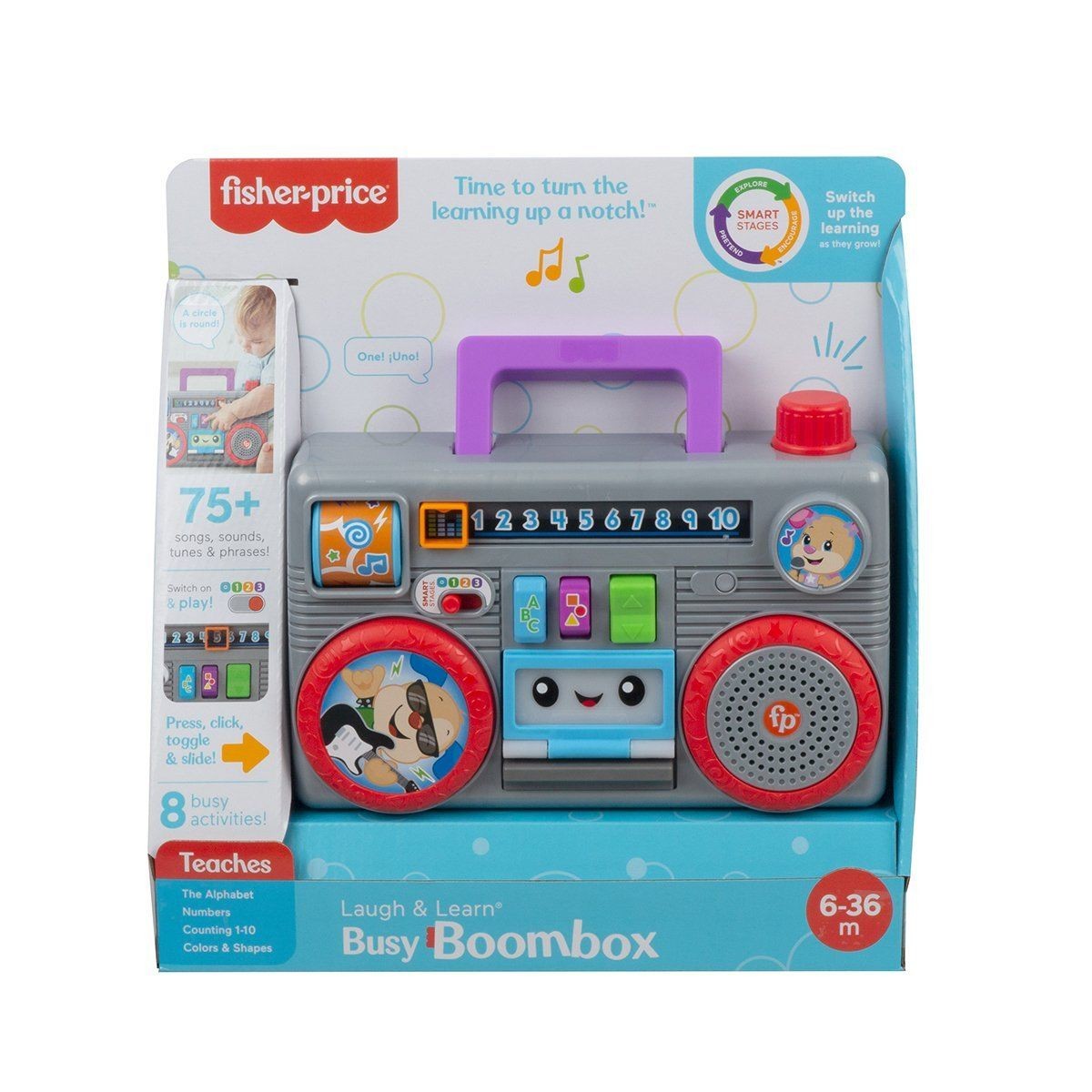 Gyc04 Fisher-price® Eğlenceli Müzik Kutusu, Türkçe-ingilizce / +6 Ay