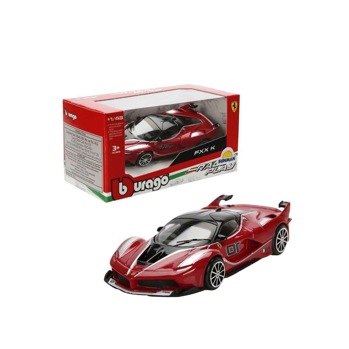 36000 Burago Race Play 1:43 Model Arabalar -sunman
