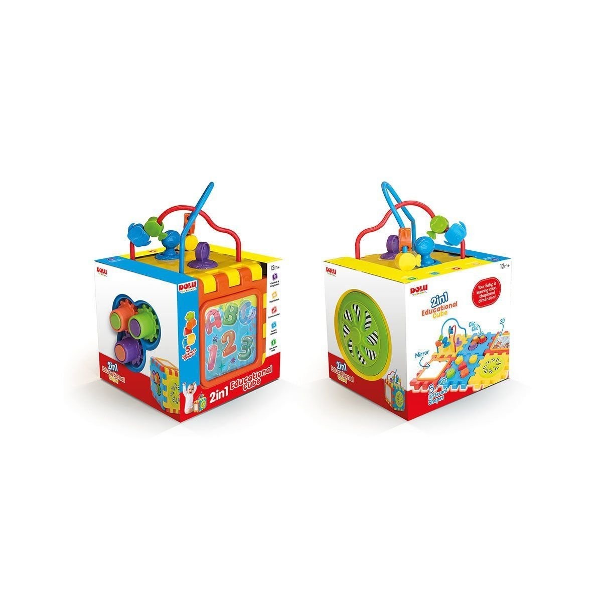 5092 2 İn 1 Eğitici Küp Ve Puzzle -  Dolu Oyuncak