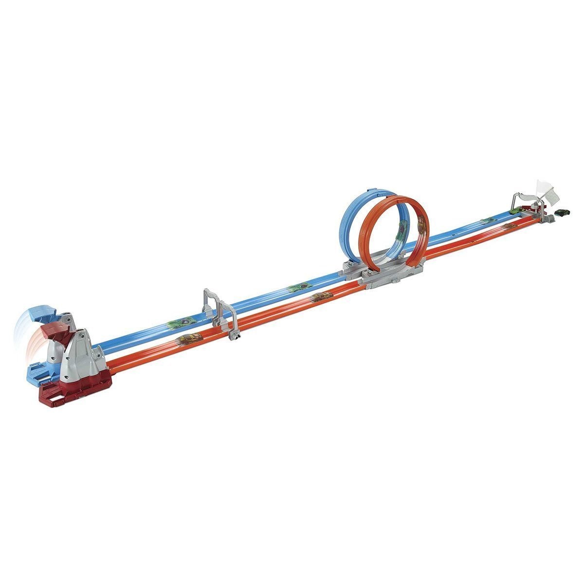Gfh85 Hot Wheels Çift Çemberde Depar Pist Seti
