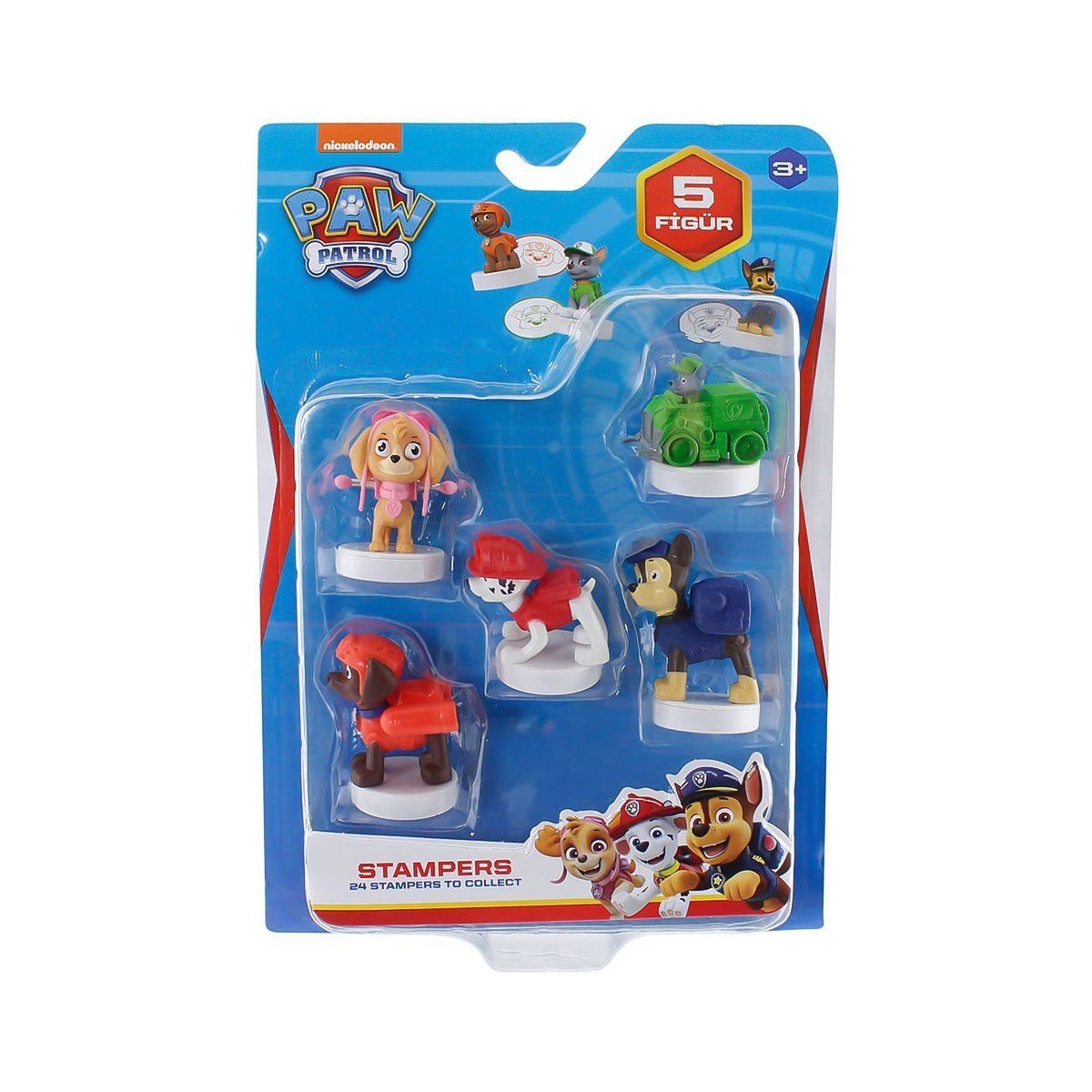 Pmı Paw5040 Paw Patrol Stampers 5'li Figür Seti -necotoys