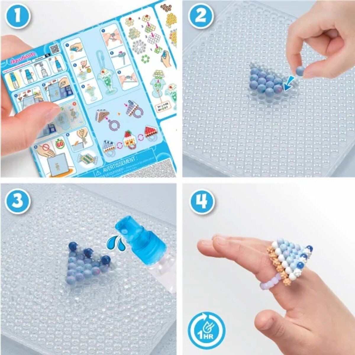 35090 Aquabeads Dondurma Ve Tatlı Aksesuar Kiti - 700 Parça +4 Yaş