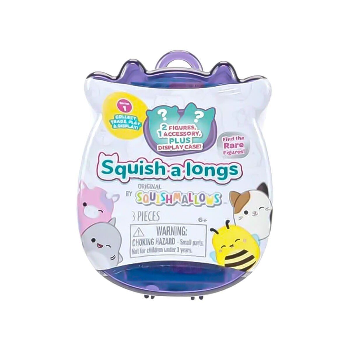 Al0048 Squish A Longs 2 Figür + Yüzük Sürpriz Paket Seri 1