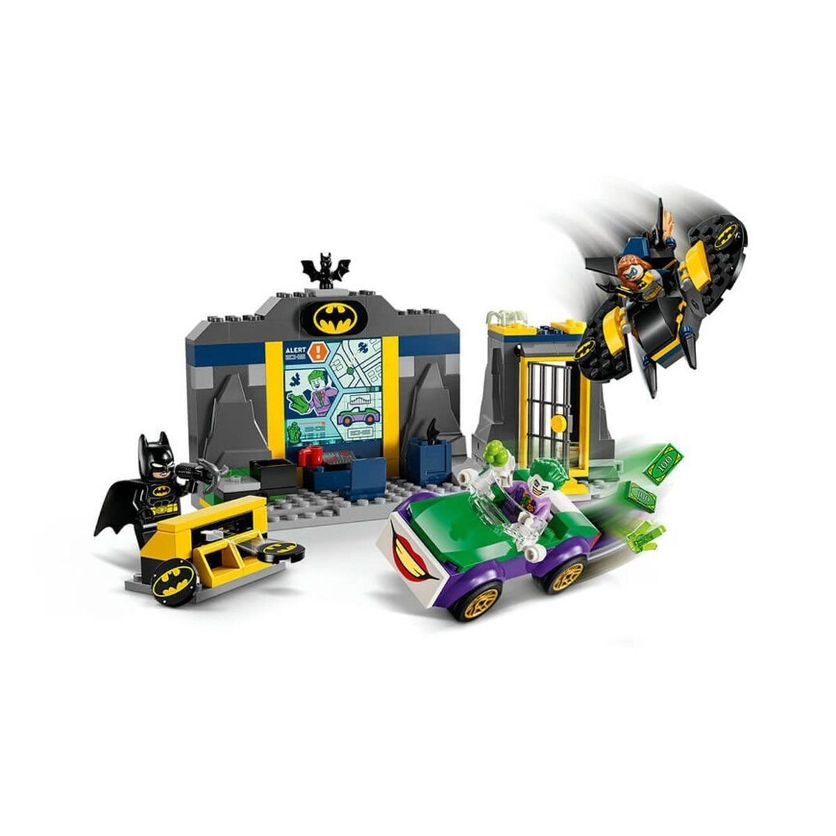 76272 Lego Marvel Batman Batgirl Ve Joker İle Batcave 184 Parça +4 Yaş