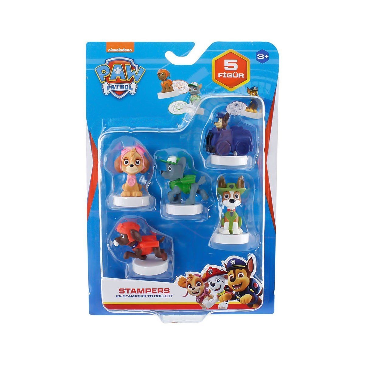 Pmı Paw5040 Paw Patrol Stampers 5'li Figür Seti -necotoys