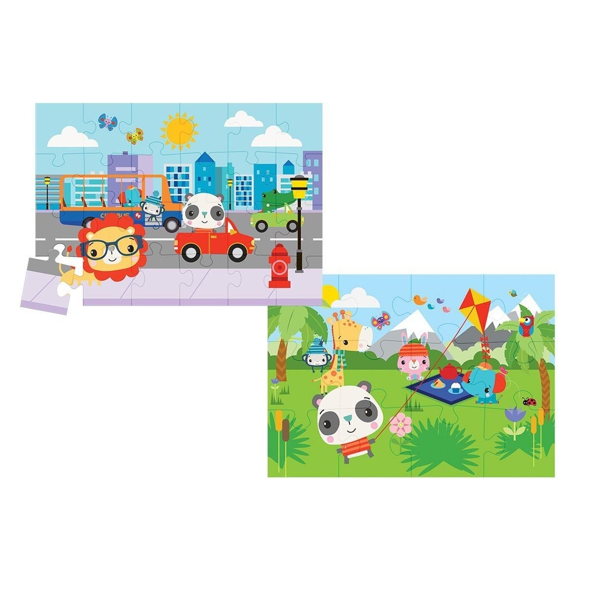 Fp 13407 Fisher Price Baby Puzzle City Fun Picnic 2ın1