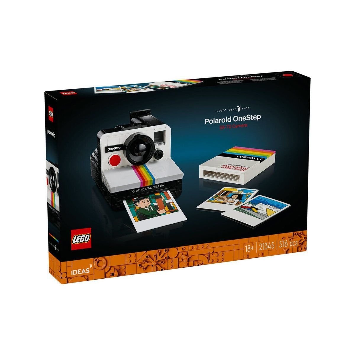 21345 Lego İdeas Polaroid Onestep Sx-70 Kamera 516 Parça +18 Yaş