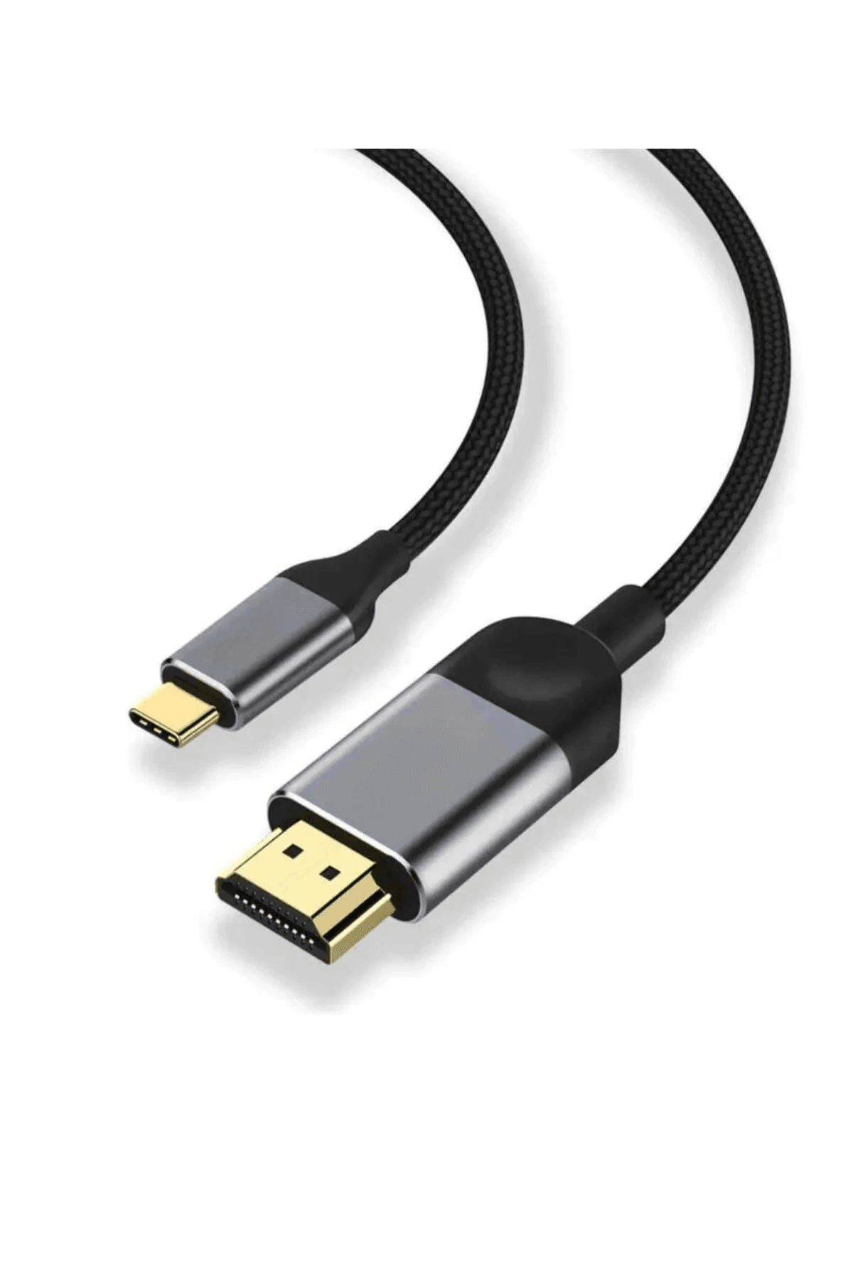 3 Metre 8 Gbps Hız 4k/30 Hz Type C To Hdmı Çevirici Dönüştürücü Tv Telefon Pc Hasır Bağlantı Kablosu