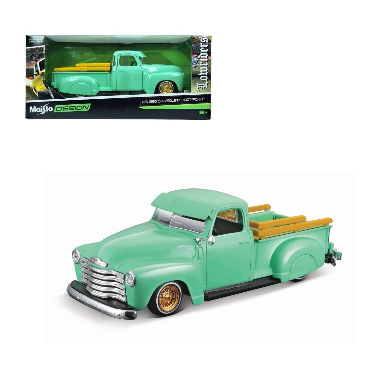 May 32545 1950 Chevrolet 3100 Pick Up 1:25 -necotoys