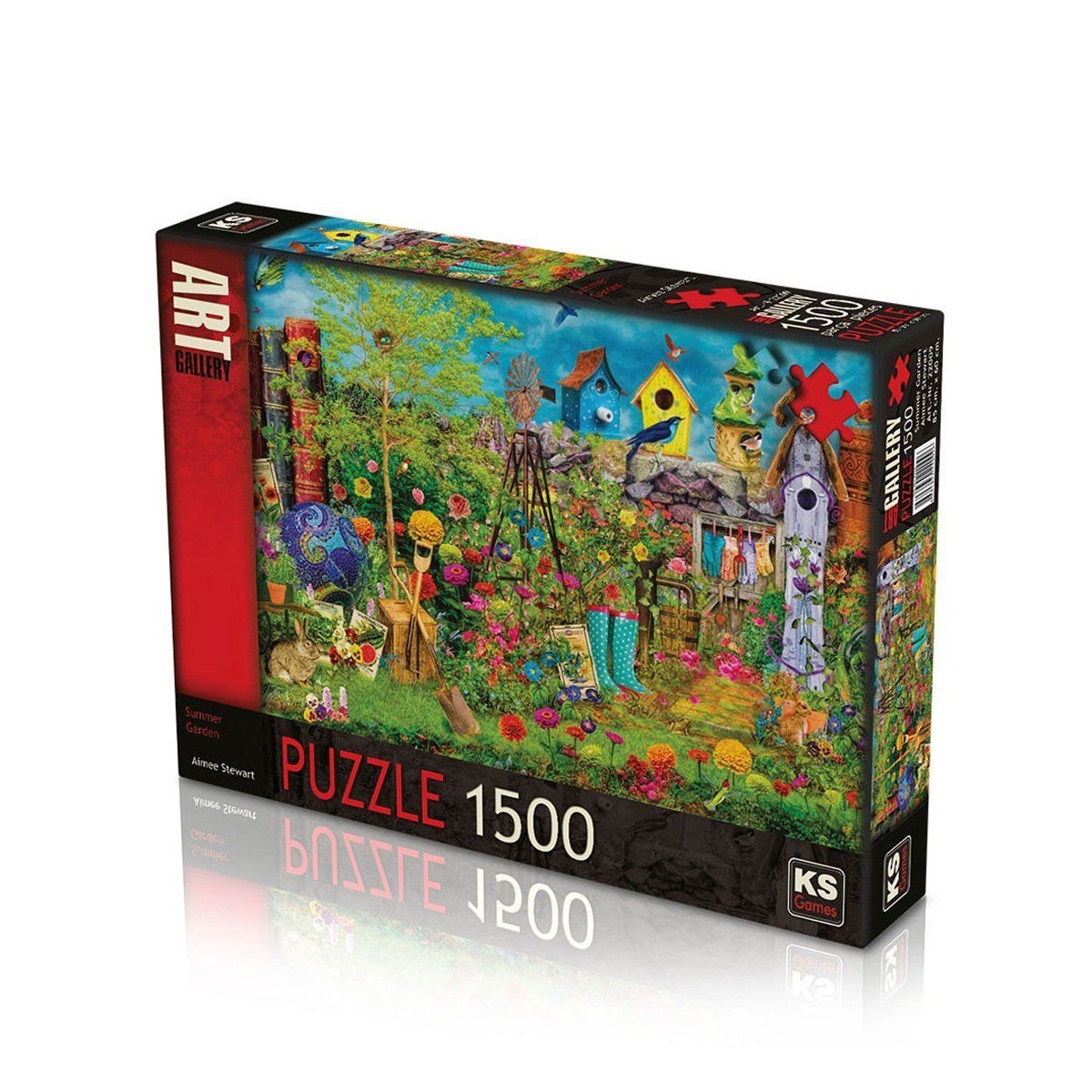 22009 Yaz Bahçesi Aimee Stewart 1500 Parça Art Gallery Puzzle -ks Puzzle