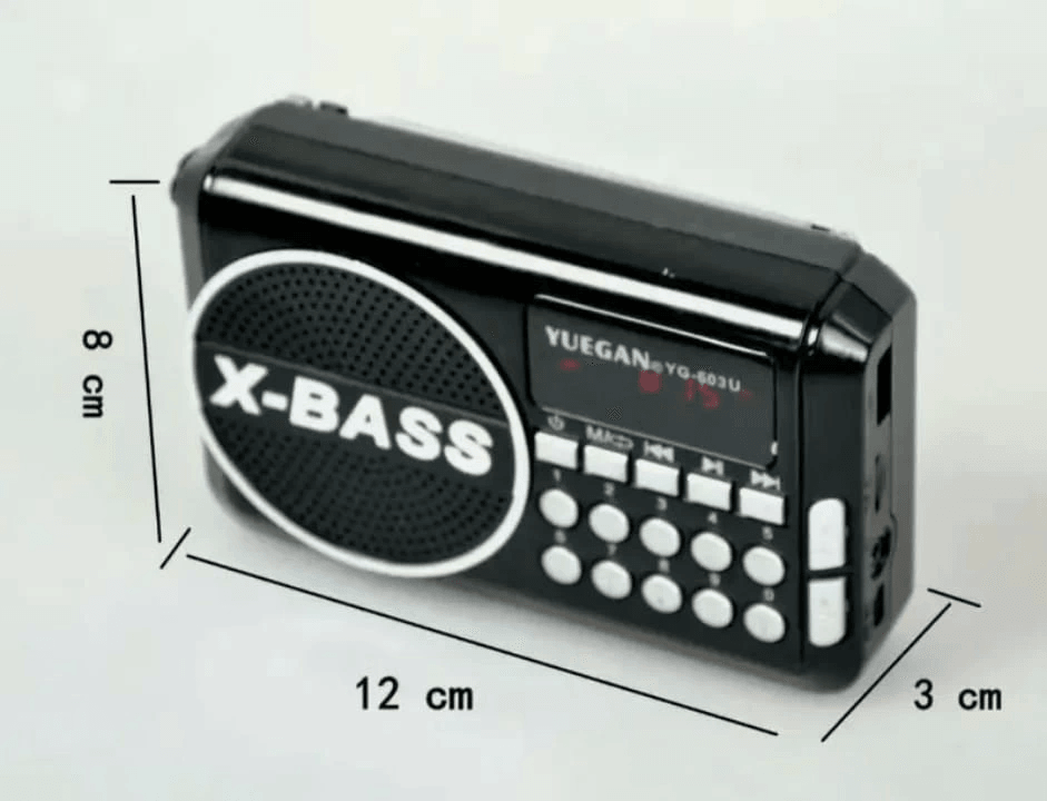 Mini Cep Fm Radyo Dijital Göstergeli  Jtec Şarjlı