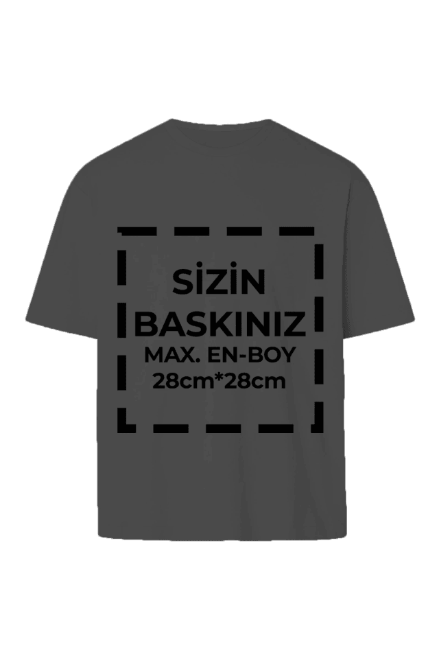 Tişört Tasarla 24/1 Kumaş - Füme