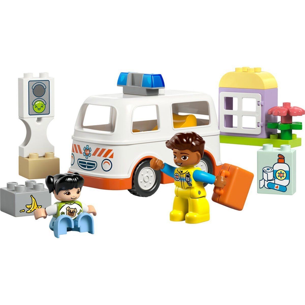 Led10447 Lego Duplo Ambulans Ve Sürücü