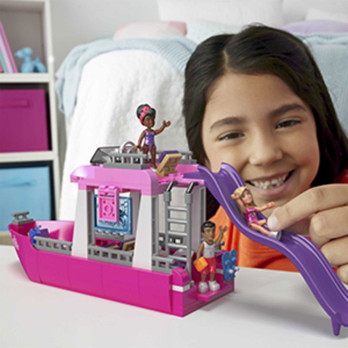 Hpn79 Mega Barbie® Malibu Rüya Teknesi™ 317 Parça +6 Yaş