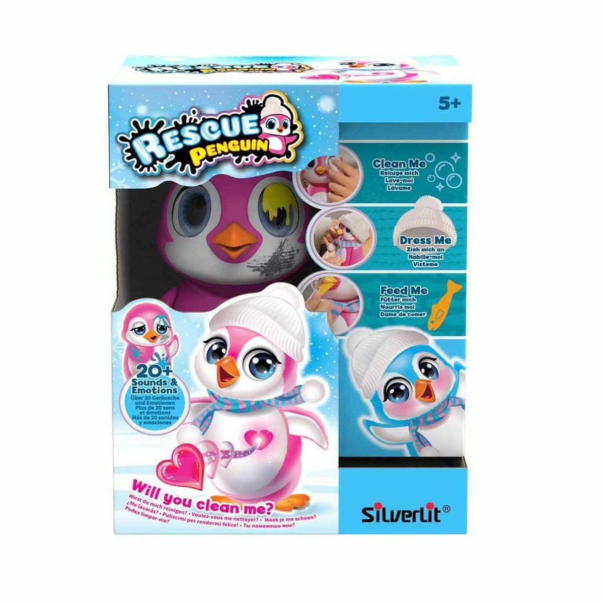 Sıl 88651 Silverlit Rescue Penguen Pembe