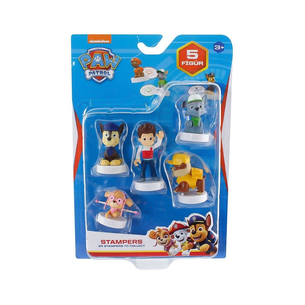 Pmı Paw5040 Paw Patrol Stampers 5'li Figür Seti -necotoys