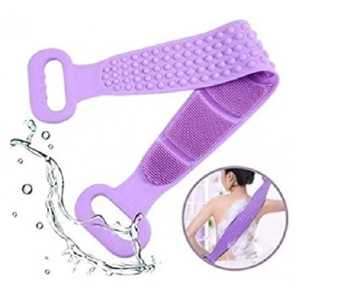 70 Cm Çift Taraflı Sırt Kesesi -silikon Duş Kesesi - Peeling Banyo Kesesi
