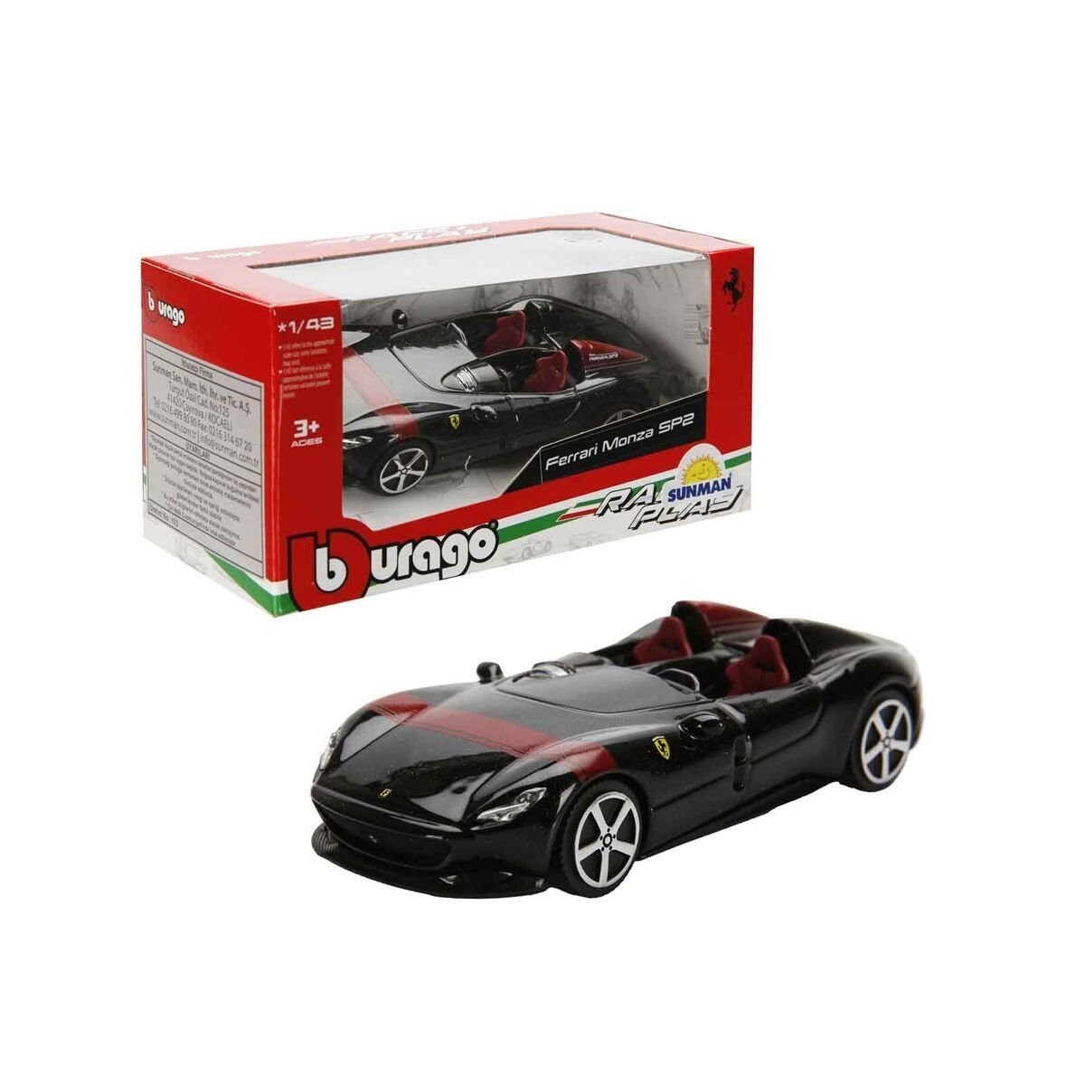 36000 Burago Race Play 1:43 Model Arabalar -sunman
