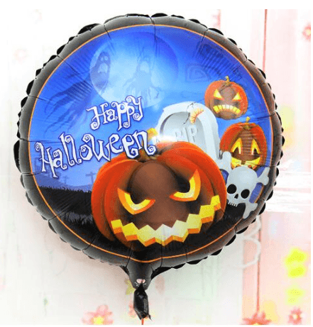 Happy Halloween Balkabağı Folyo Balon 18 İnç