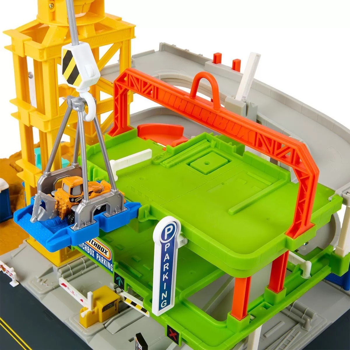 Hpd63 Matchbox Aksiyon Sürücüleri Muhteşem İnşaat Alanı Oyun Seti
