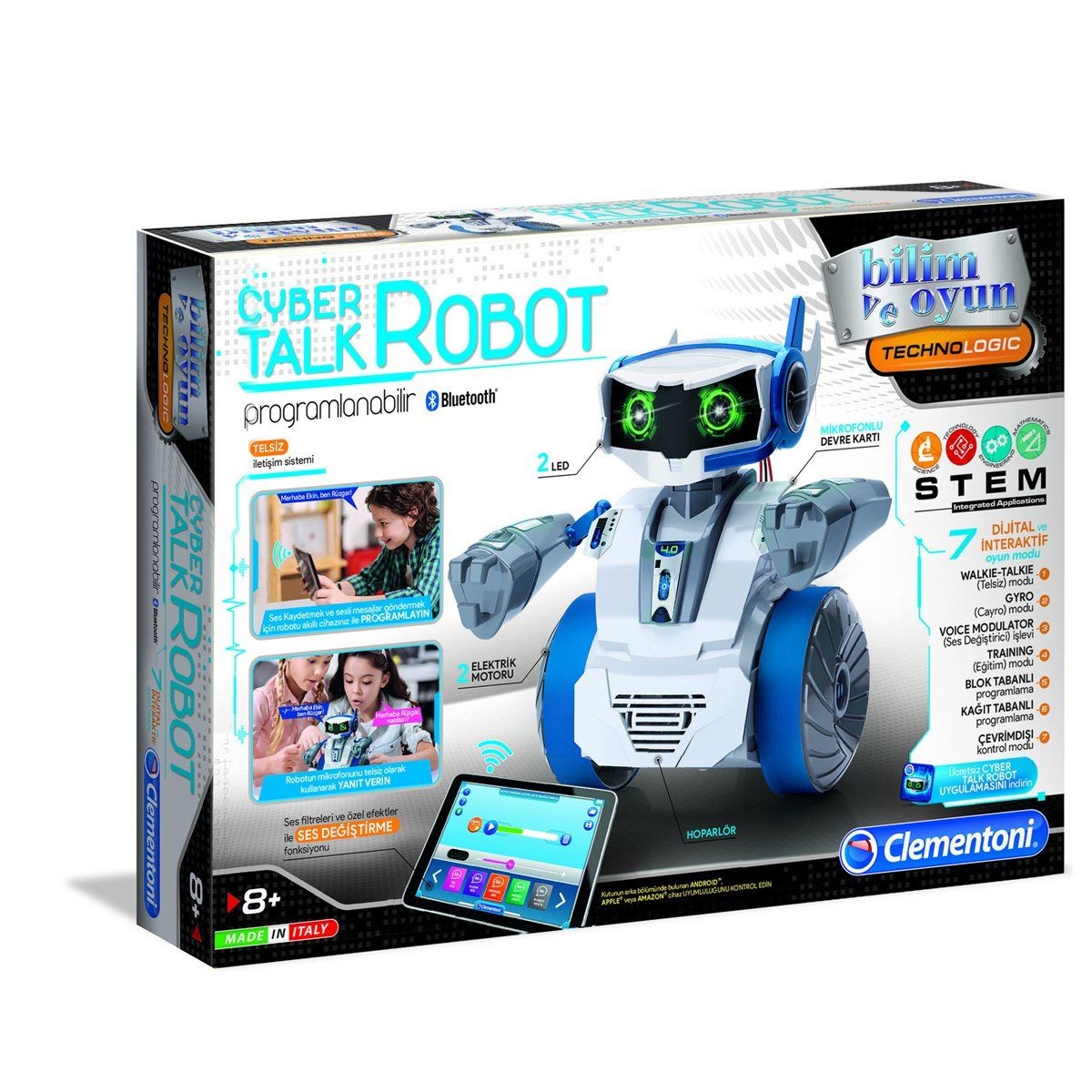 64447 Cyber Talk Robot - Robotik Laboratuvarı +8 Yaş