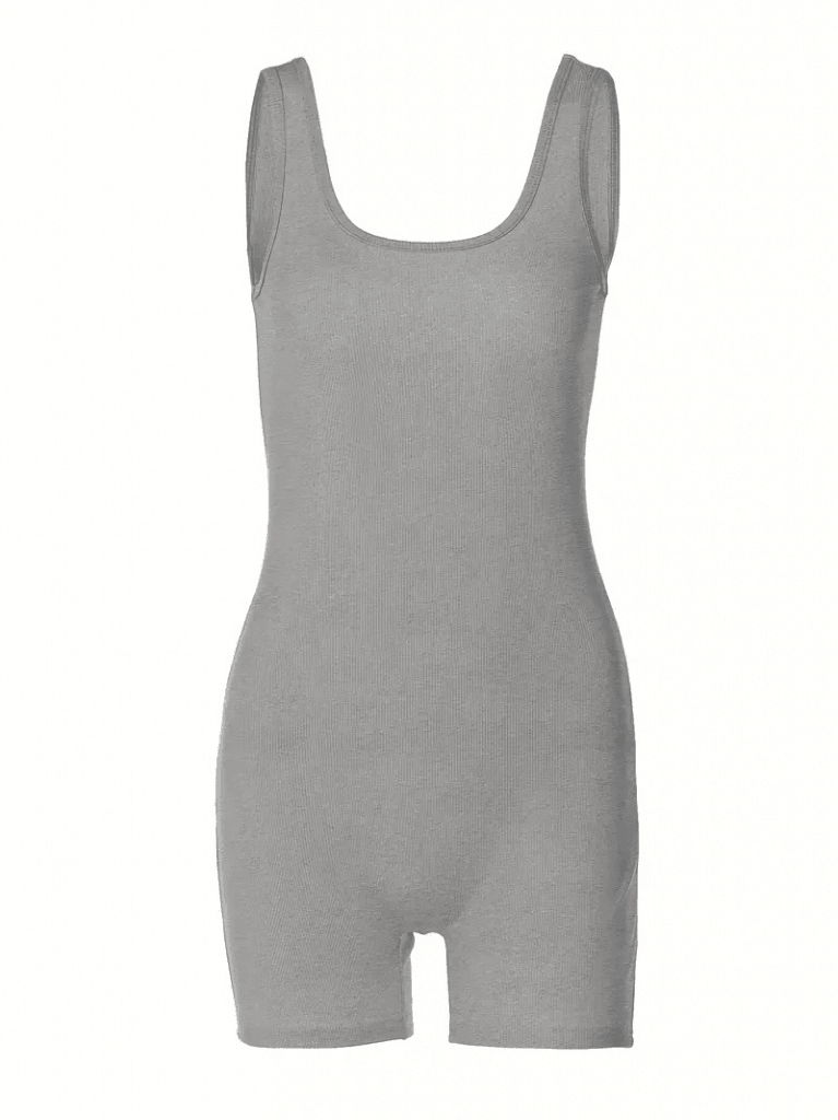 Kadın Kalın Askılı Bodycon Tulum