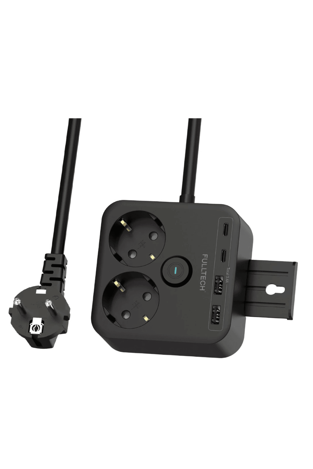 Termal Akım Korumalı Isıya Dayanıklı 2’li Du Tipi Priz 2x Usb 2x Type-c
