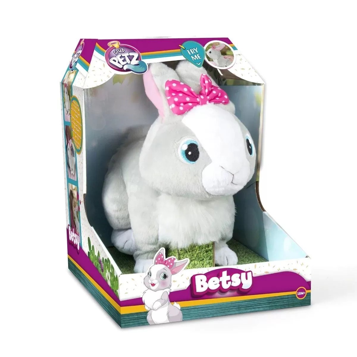 9586 Sesli Ve Hareketli Peluş Tavşan Betsy -sunman