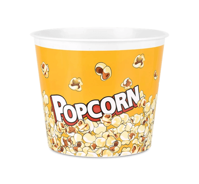 Popcorn Mısır Kovası Dekoratif - Dev Boy