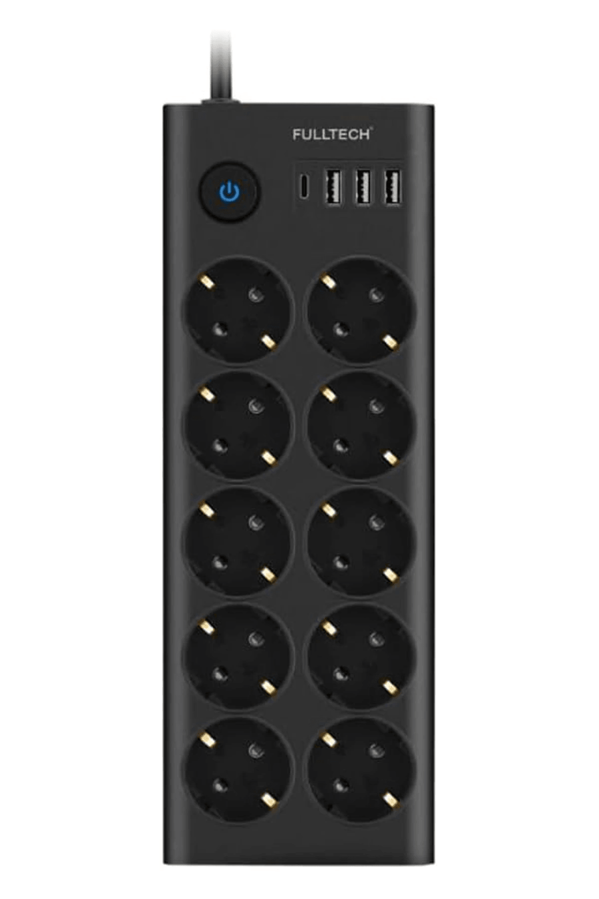 Ftr14 Type-c Girişli Akım Korumalı 10’lu Priz, 3 Usb