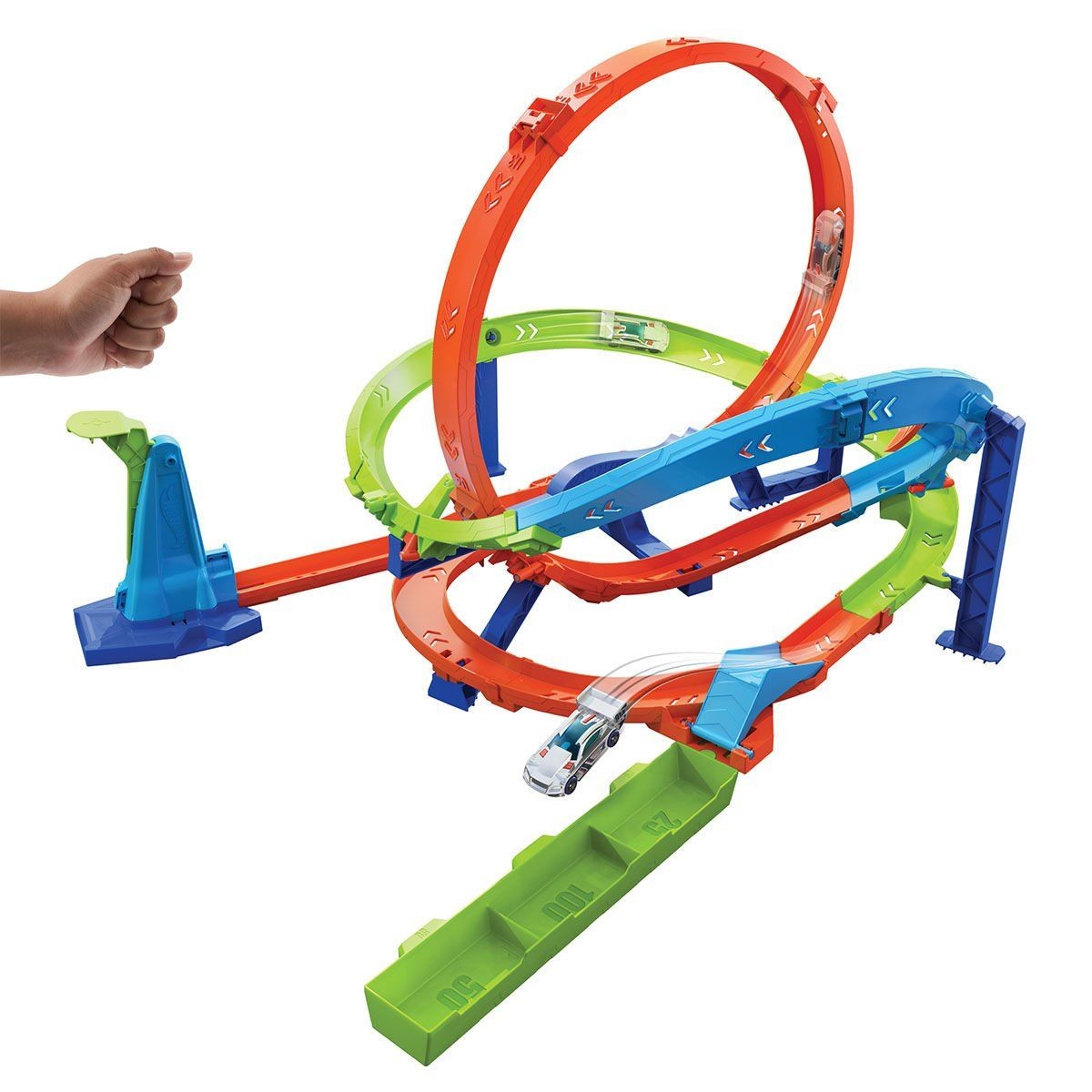 Htk16 Hot Wheels Bumerang Çemberli Yarış Pisti
