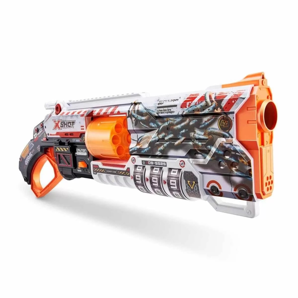 36606 X-shot Skins Lock Blaster 16 Mermili Sünger Dart Atan Silah 56 Cm -sunman