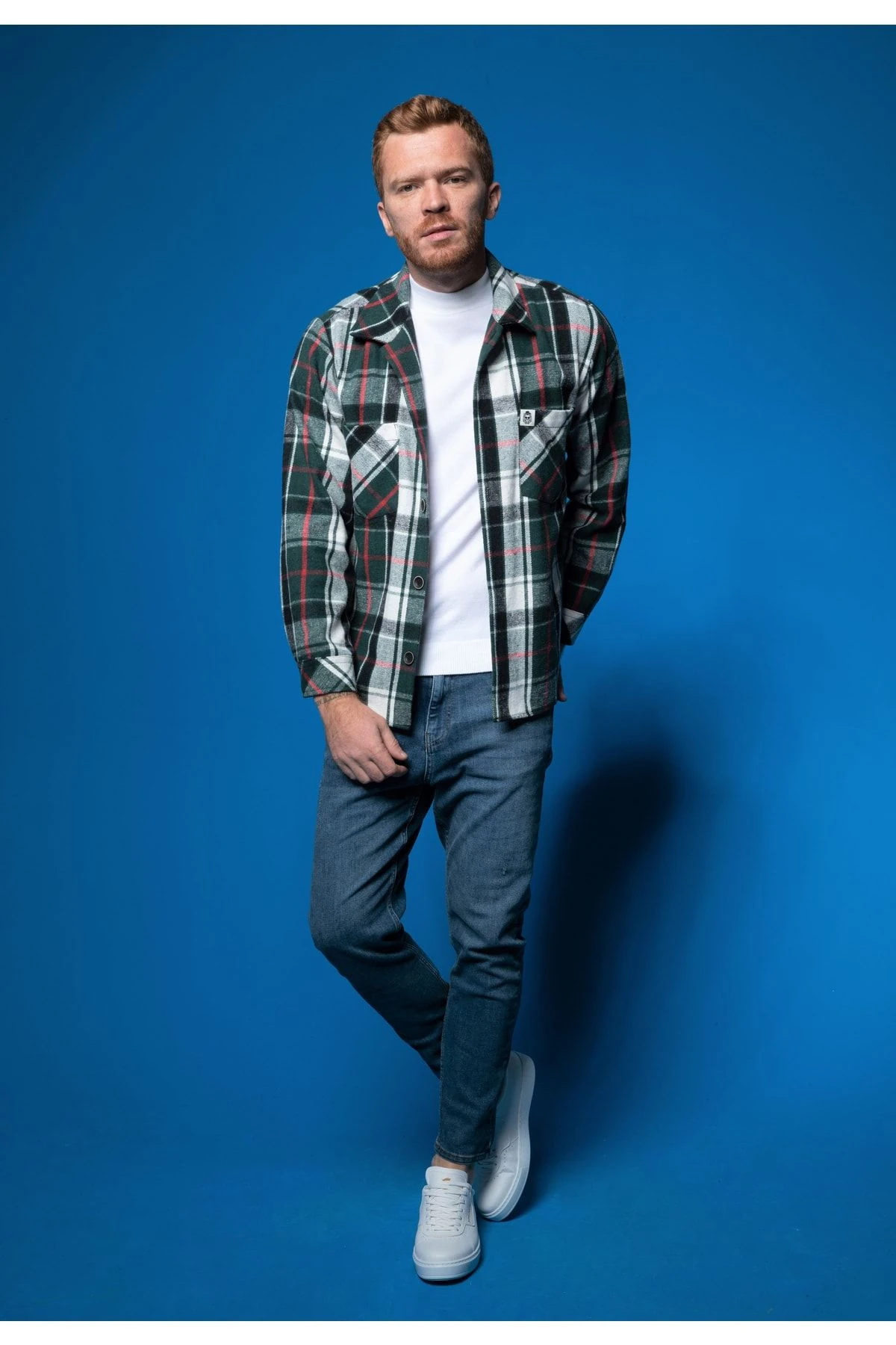 Erkek Oduncu Gömleği Büyük Beden