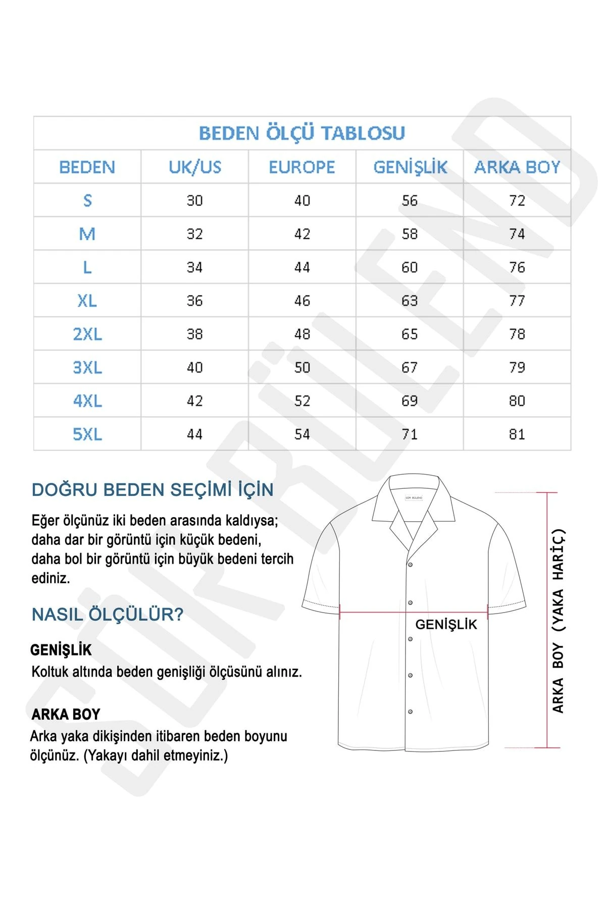 Erkek Oduncu Gömleği Büyük Beden