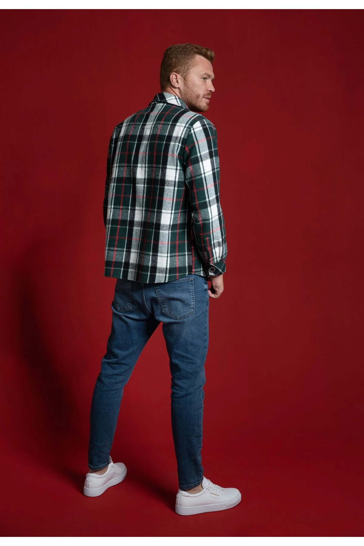 Erkek Oduncu Gömleği Büyük Beden