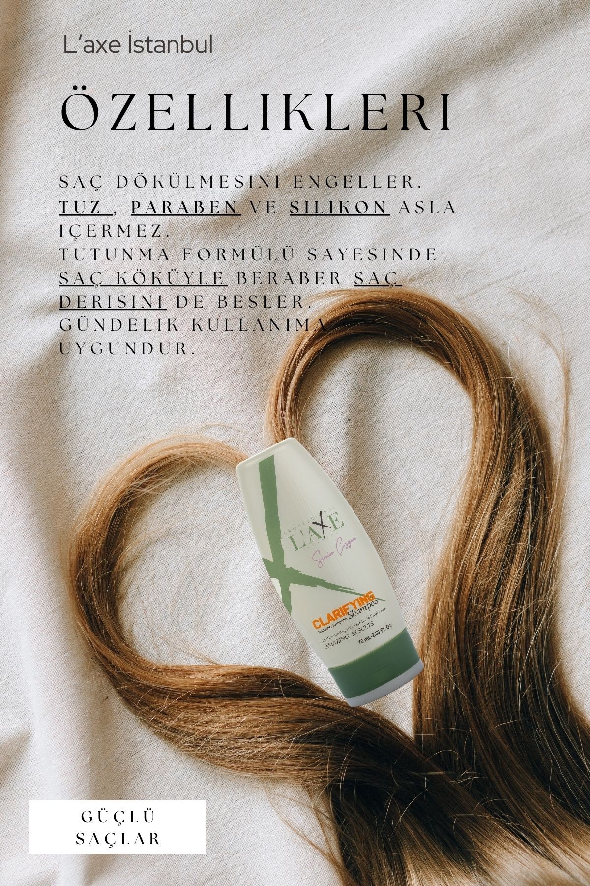Tuzsuz Sülfatsız Parabensiz Şampuan Keratinli ve Yıpranmış Saçlar için Onarıcı Mucize 75 Ml