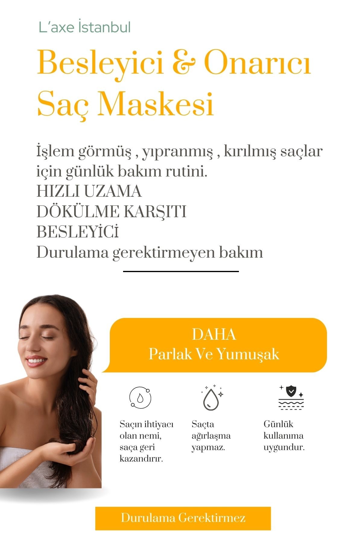 Saçlarınıza Anında Botoks Etkisi Keratin Saç Maskesi | 90 ml