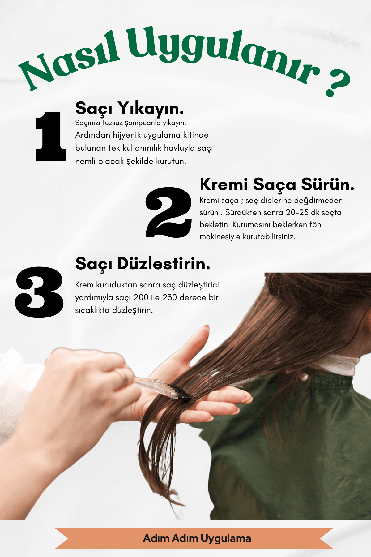 Brezilya Keratini & Botoks Düzleştirici Saç Bakım Kremi 75 ML