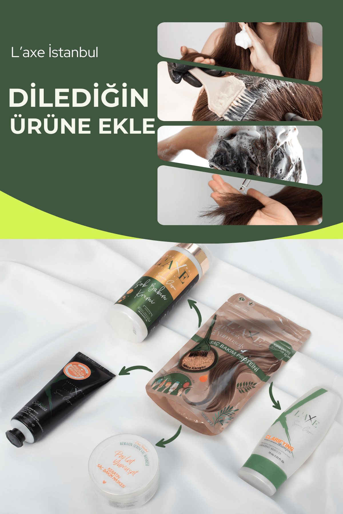 Yıpranmış - Yanmış Saçlara Canlılık Terapisi | Saç Bakım Proteini | 50 Gram
