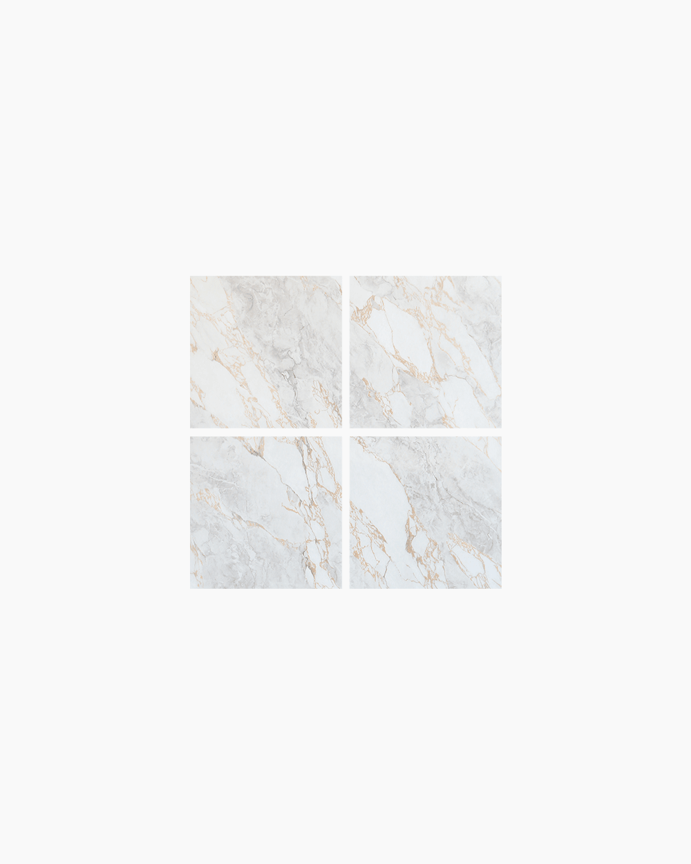 Rock Marbel White PVC Duvar Paneli 60x60 4'lü Paket