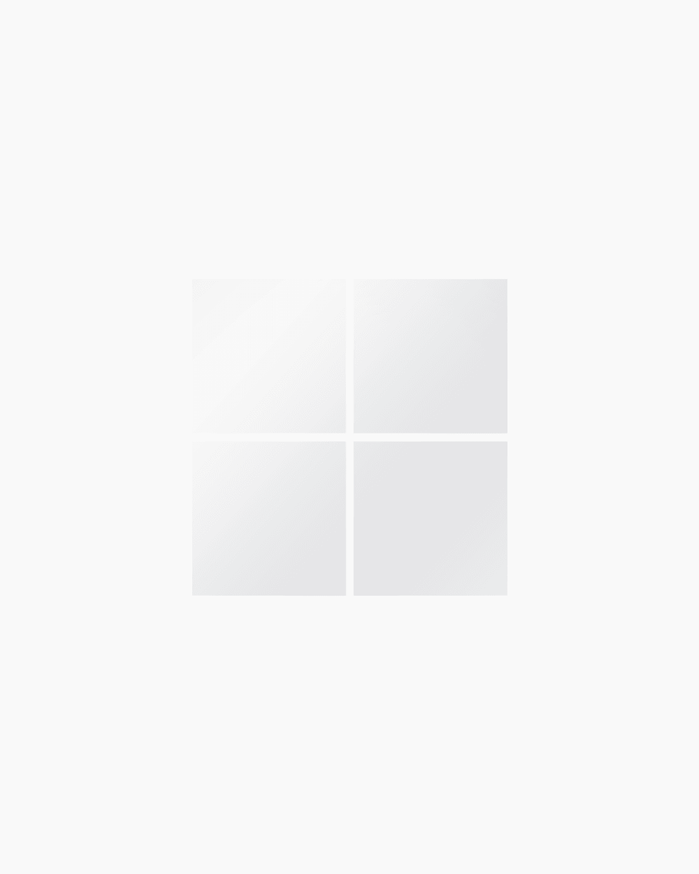White Belgium One PVC Duvar Paneli 60x60 4'lü Paket