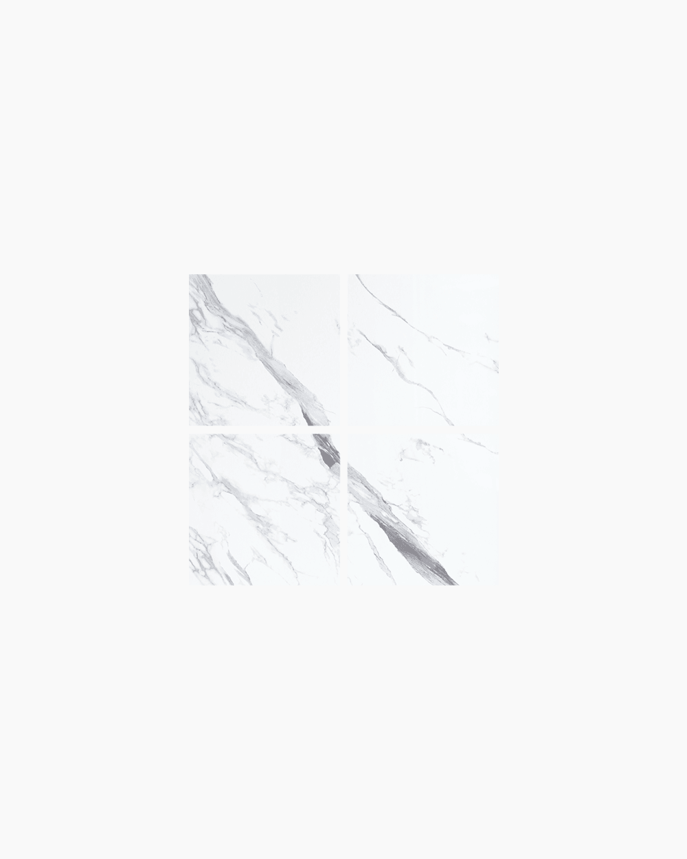 Sumquat White Gray PVC Duvar Paneli 60x60 4'lü Paket