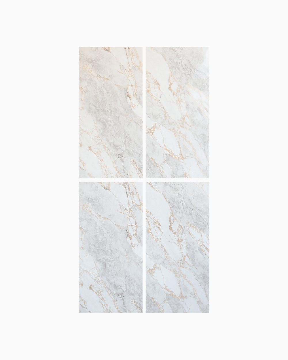 Rock Marbel White PVC Duvar Paneli 60x120 4'lü Paket