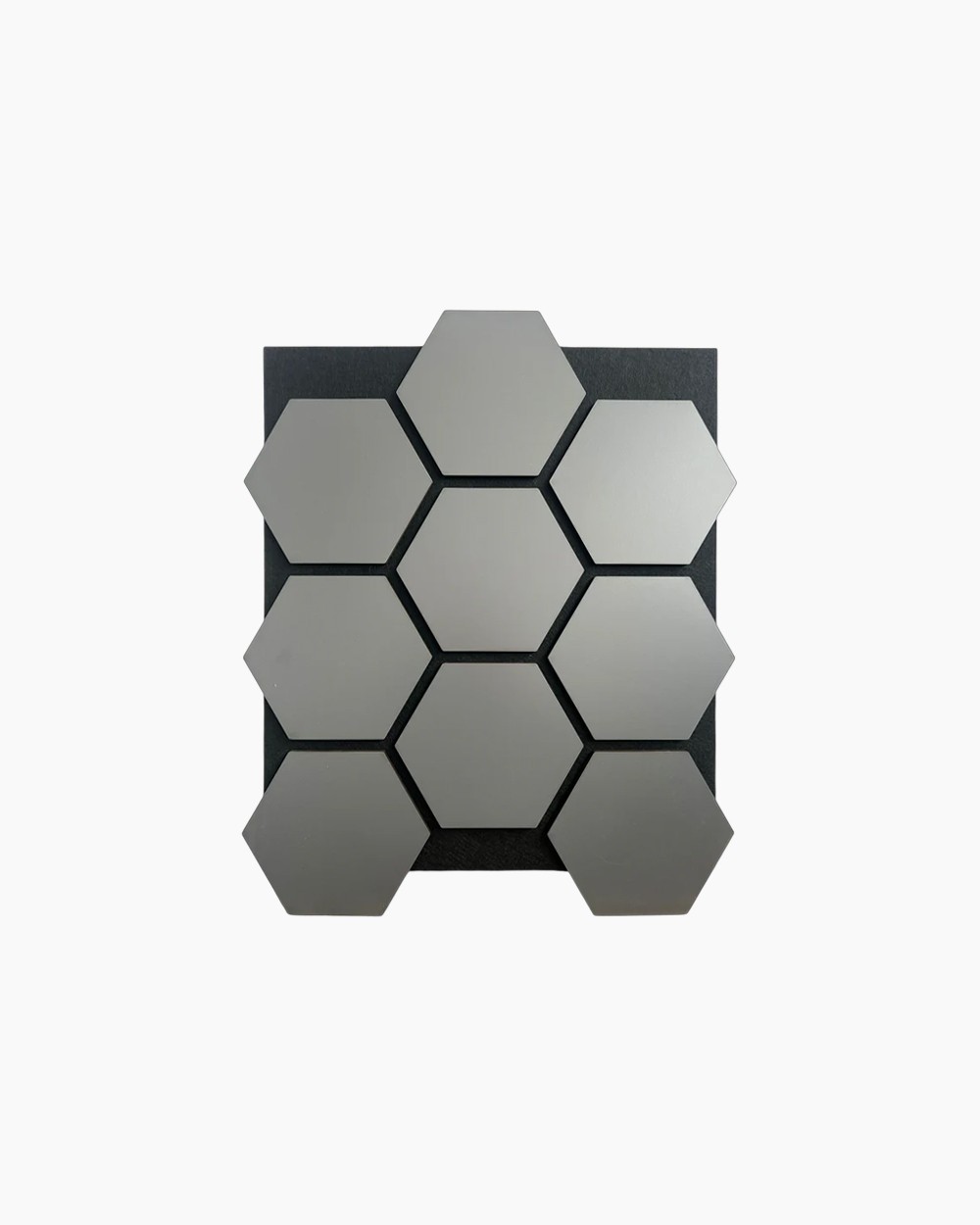 Hexagon Akustik Duvar Paneli - Antrasit