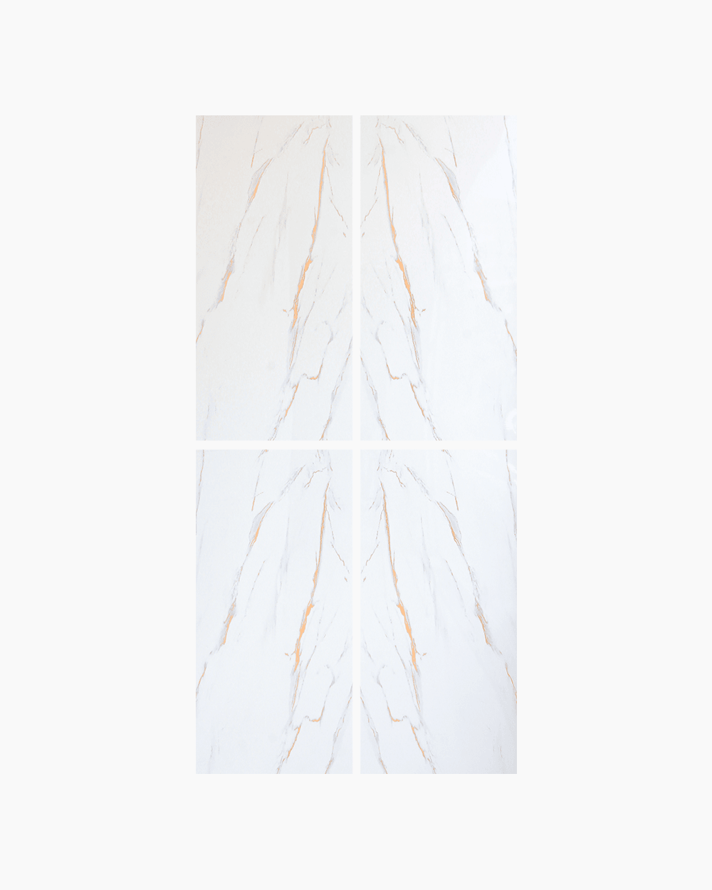 White Calacatta Style PVC Duvar Paneli 60x120 4'lü Paket