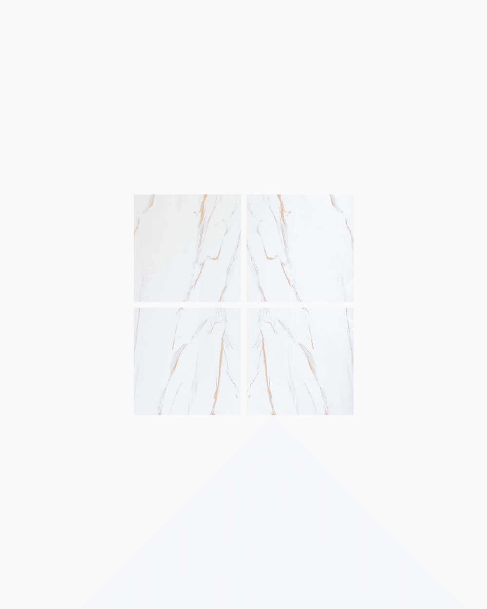White Calacatta Style PVC Duvar Paneli 60x60 4'lü Paket