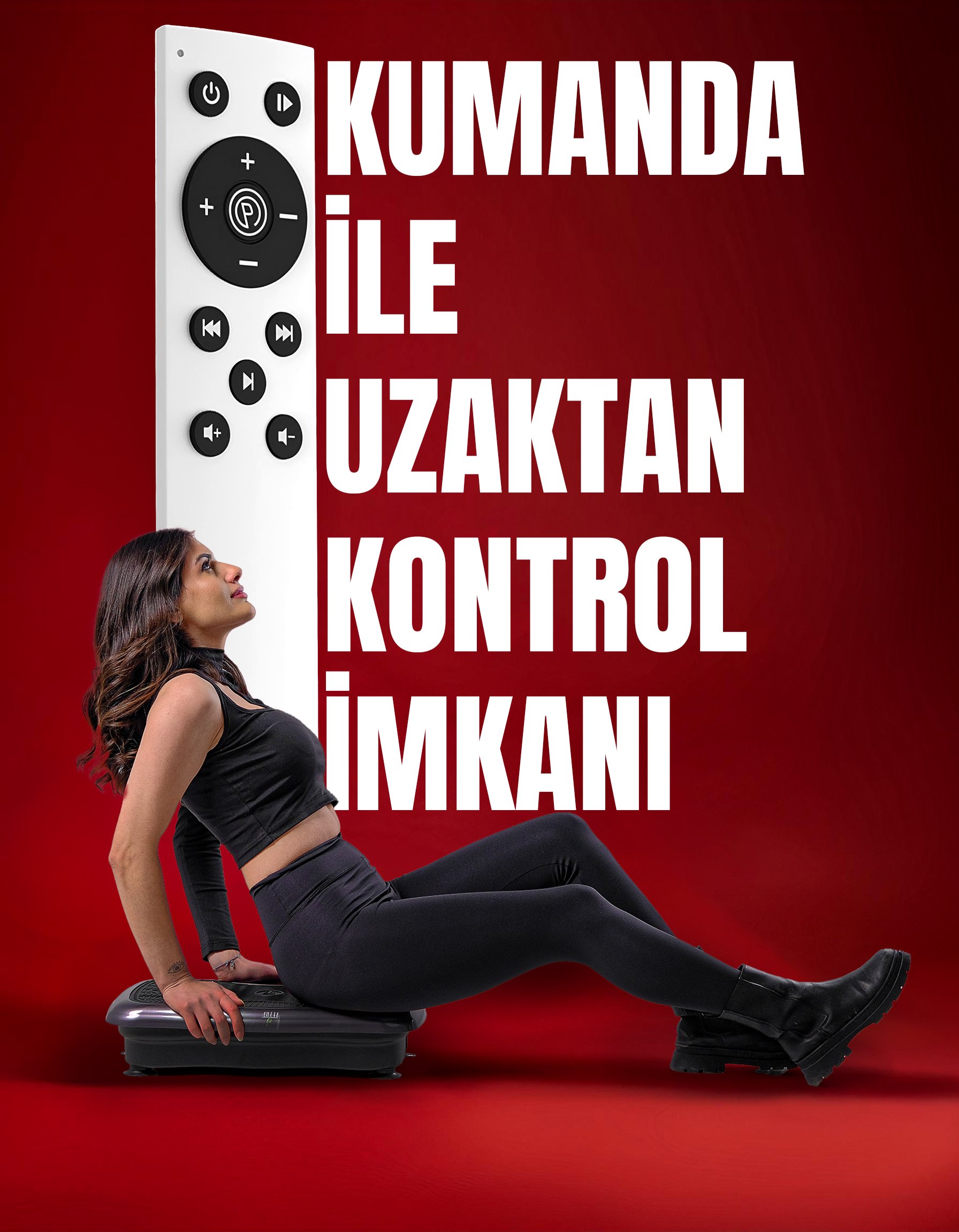 Titreşimli Egzersiz Spor Aleti Masaj Sıkılaşma Zayıflama Selülit Osilasyon Cihazı Vibration Plate 